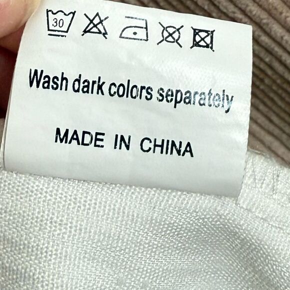 Kojooin Corduroy Color Block Boyfriend Button Up Shirt Size Small - Picture 5 of 5